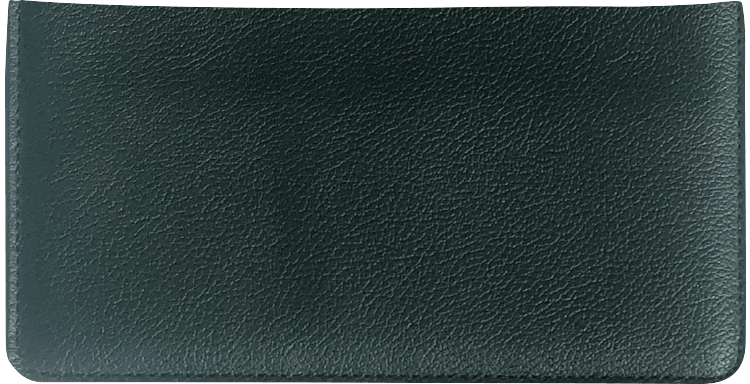 Hunter Green Checkbook Cover