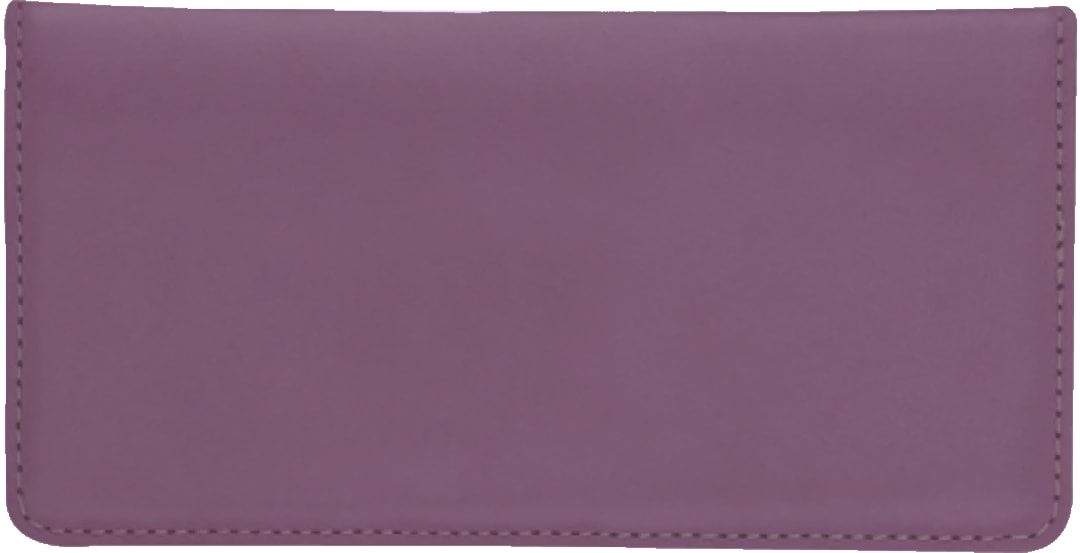 Iris Checkbook Cover