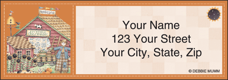 Life on the Farm Address Labels | Designer Checks