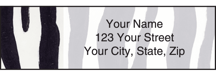 Out of Africa Address Labels | Designer Checks