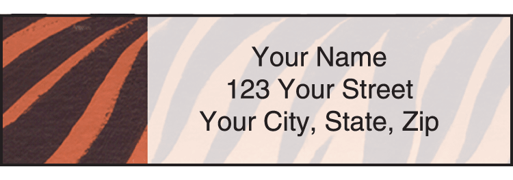 Out of Africa Address Labels | Designer Checks