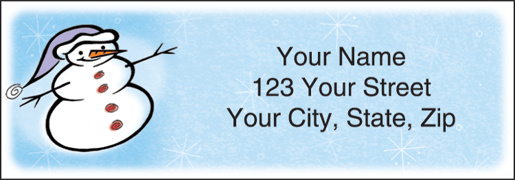 Snow Days Address Labels