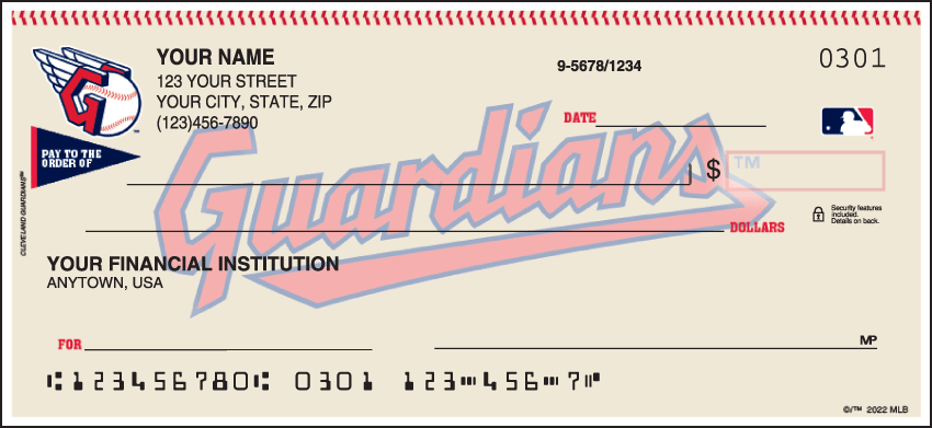 MLB - Cleveland Indians Checks – click to view product detail page