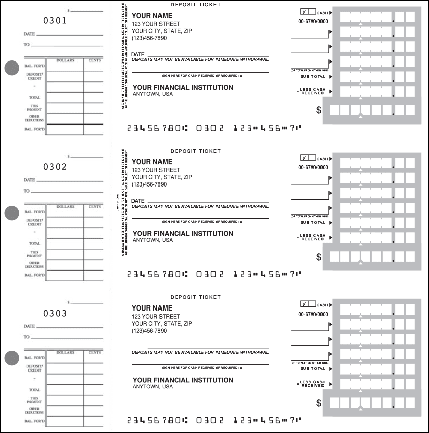 Desk Set Deposit Slips – click to view product detail page