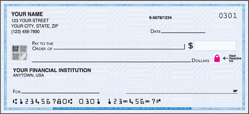 High Security Blue Checks