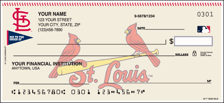 St. Louis Cardinals™ MLB® Logo Personal Checks