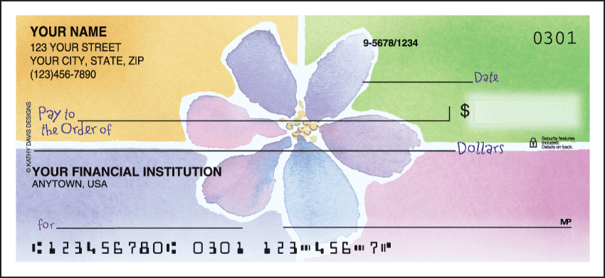 Kathy Davis Watercolors Side Tear Checks – click to view product detail page