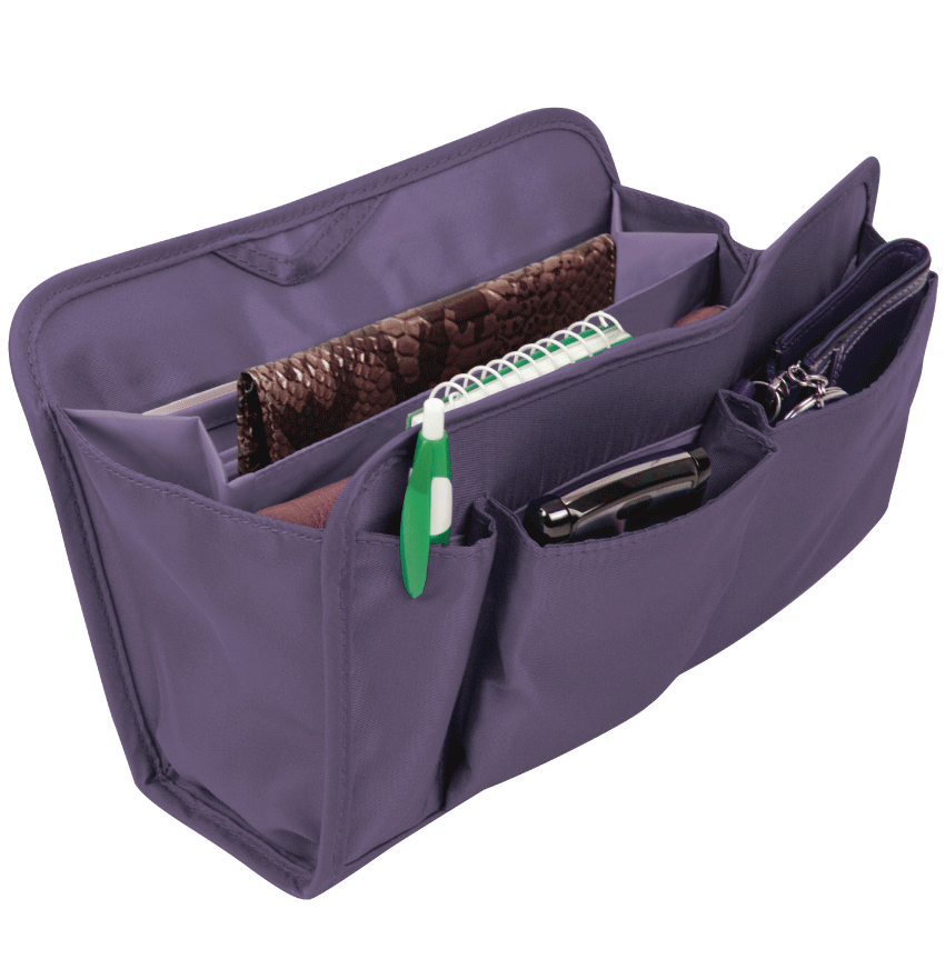 Purse Organizer Purple, Large