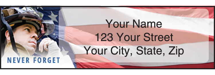 American Heroes Labels Set of 210