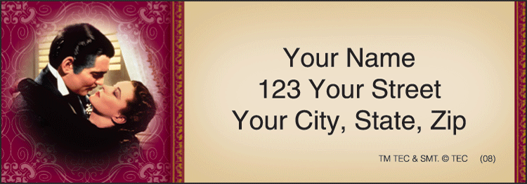 Gone with the Wind Labels - Set of 210