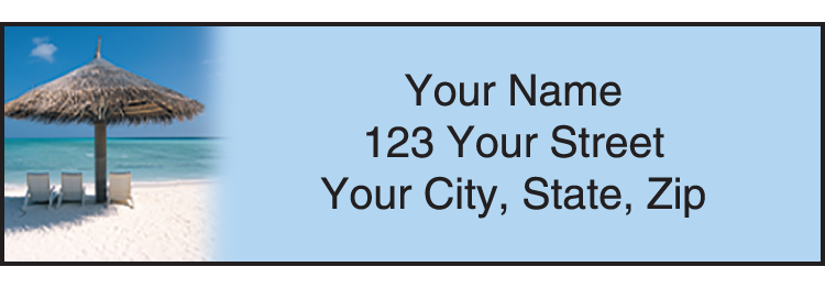 Sets of 210 sheeted, self-sticking labels; size 2-1/2" x 7/8".