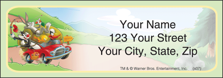 Buy Looney Tunes Address Labels - Set of 210