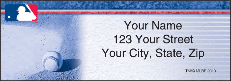 Buy Major League Baseball Address Labels - Set of 210