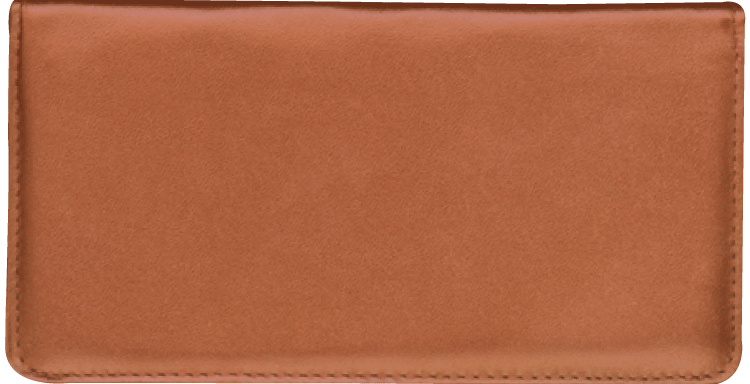 Buy Tan Checkbook Cover