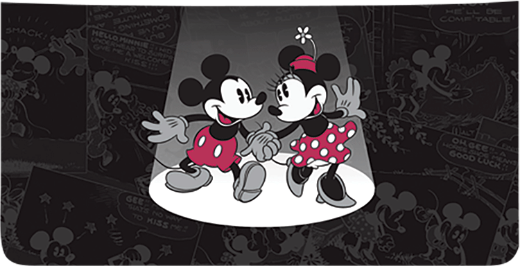 Buy Vintage Mickey & Minnie Checkbook Cover