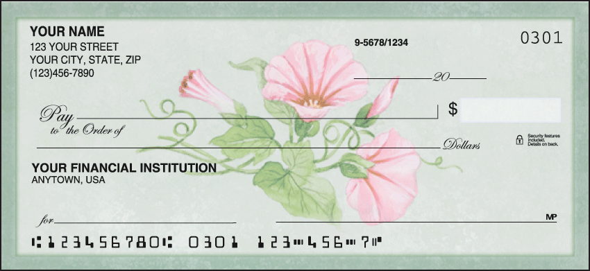 Buy American Wildflowers Garden Personal Checks - 1 Box - Singles