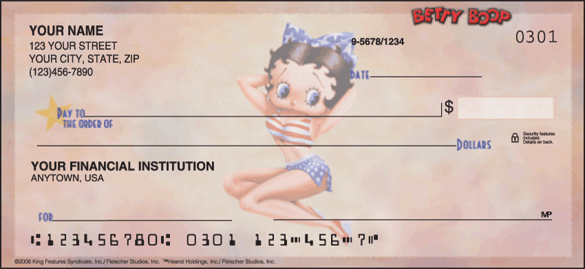 Buy Betty Boop Beautiful Betty Checks Personal Checks - 1 Box - Singles