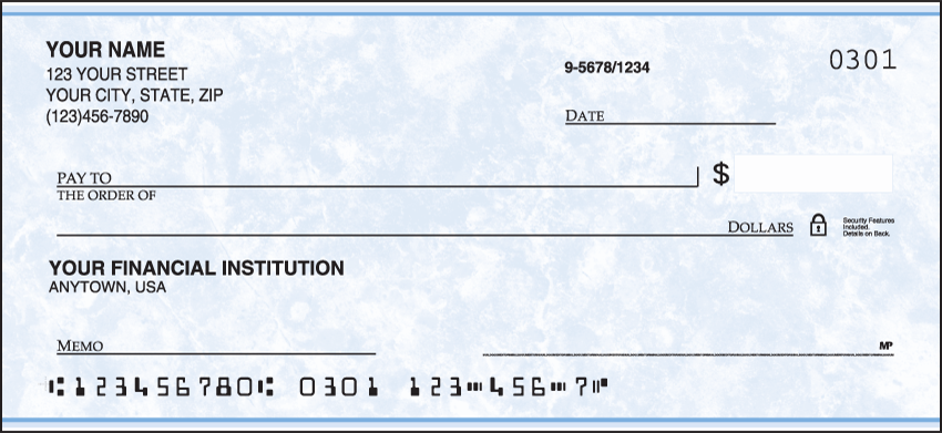 Blue Classic Personal Checks 1 Box Duplicates