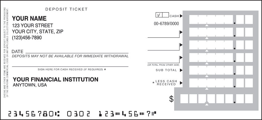 Buy Personal Deposit Tickets