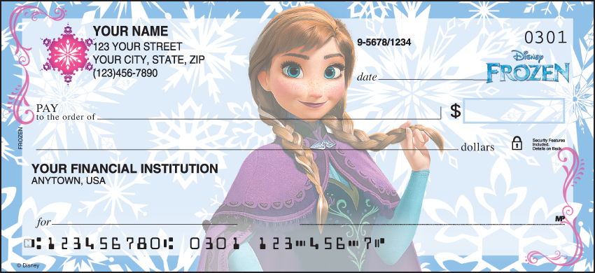 Buy Disney Frozen Disney Personal Checks - 1 Box - Duplicates