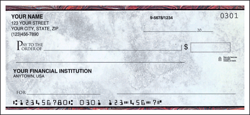 Buy Executive Gray Personal Checks - 1 Box - Singles