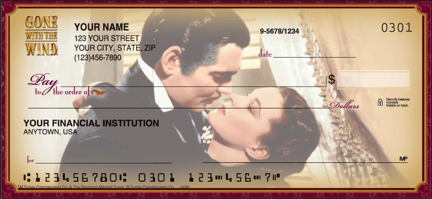 Buy Gone with the Wind Warner Bros Personal Checks - 1 Box - Duplicates