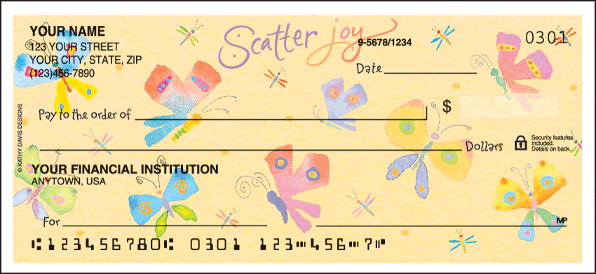 Buy Inspirations by Kathy Davis Personal Checks - 1 Box - Duplicates