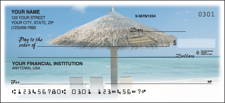 Island Escapes Scenic Personal Checks - 1 Box - Duplicates