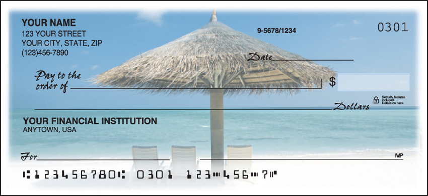 Buy Island Escapes Scenic Personal Checks - 1 Box - Singles