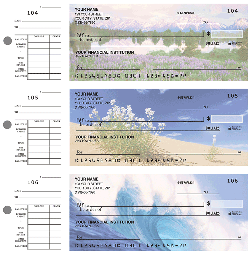 Nature&#039;s Majesty Checks - 1 Box - Singles