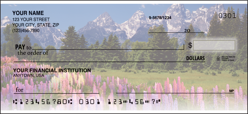 Natures Majesty Personal Checks - 1 Box - Singles