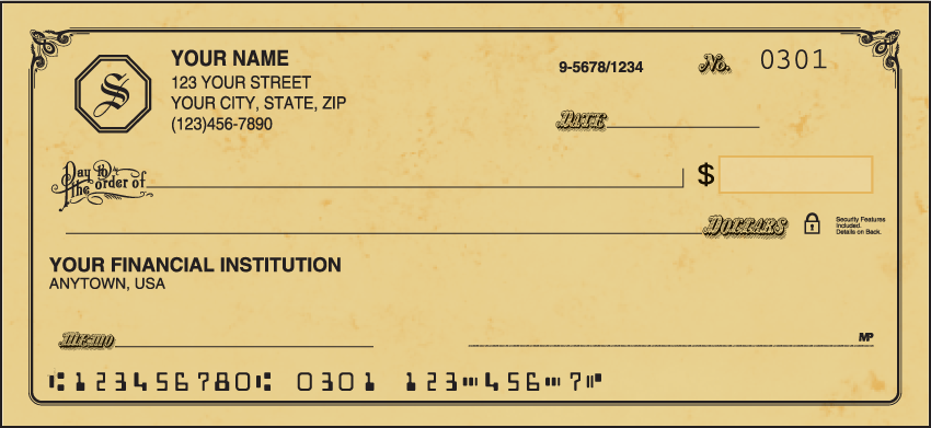 Parchment Classic Personal Checks - 1 Box - Singles