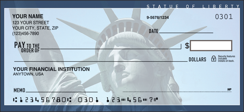 Scenic America Scenic Personal Checks - 1 Box - Singles