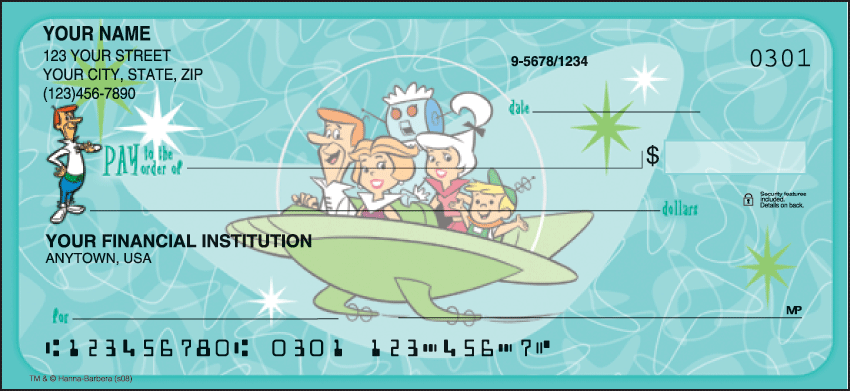 The Jetsons Warner Bros Personal Checks – 1 Box – Duplicates