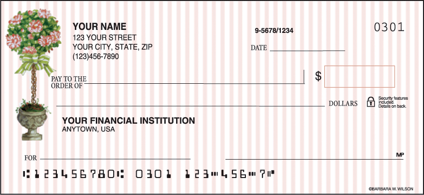 Buy Topiaries Garden Personal Checks - 1 Box - Singles